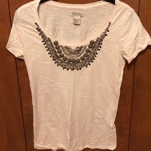 Lucky brand t shirt with bronze detail